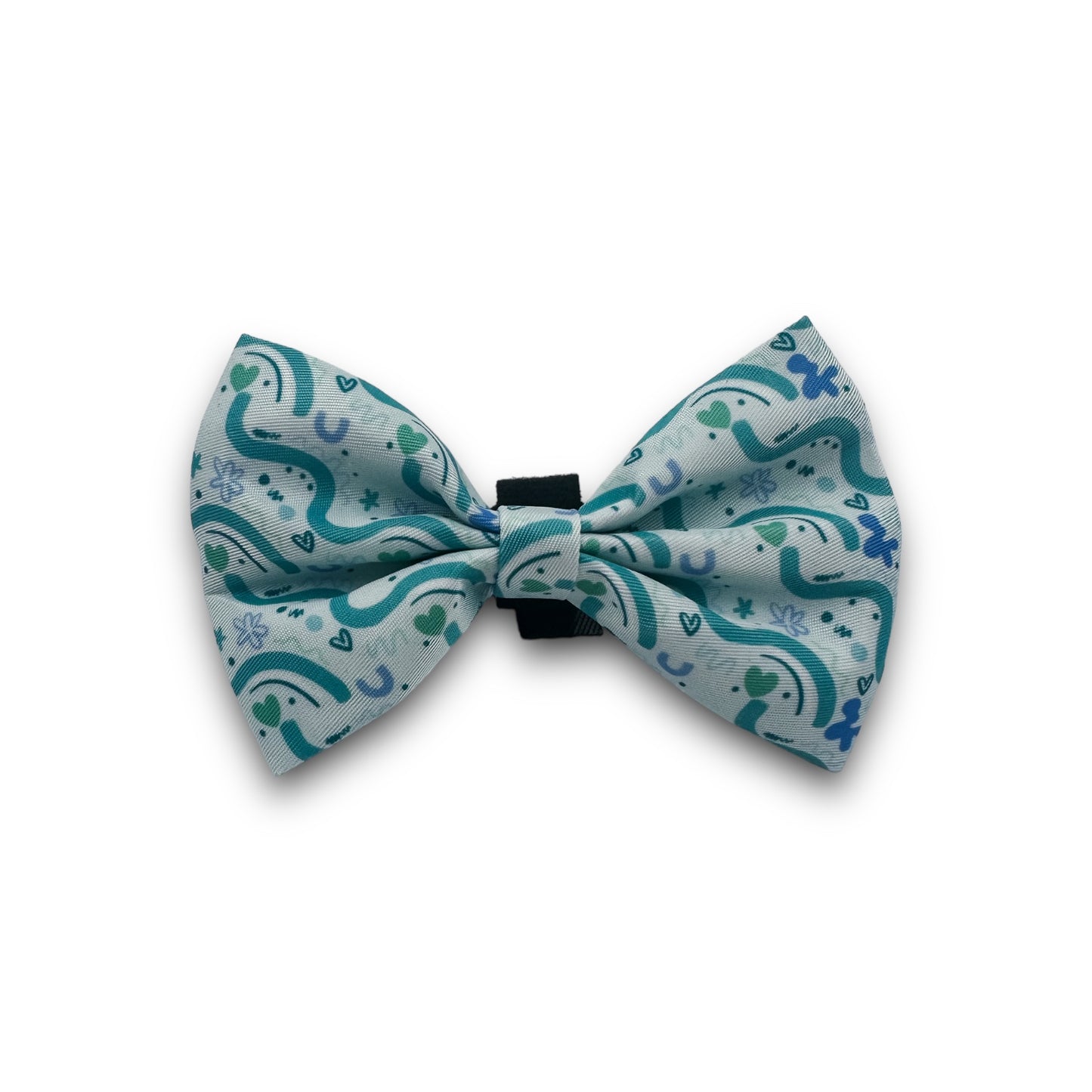 Wavy Baby Bow ( Blueberry)