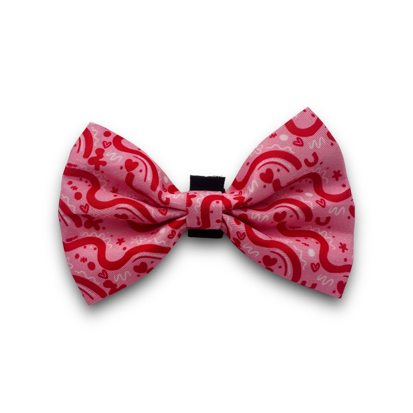 Wavy Baby Bow ( Raspberry)
