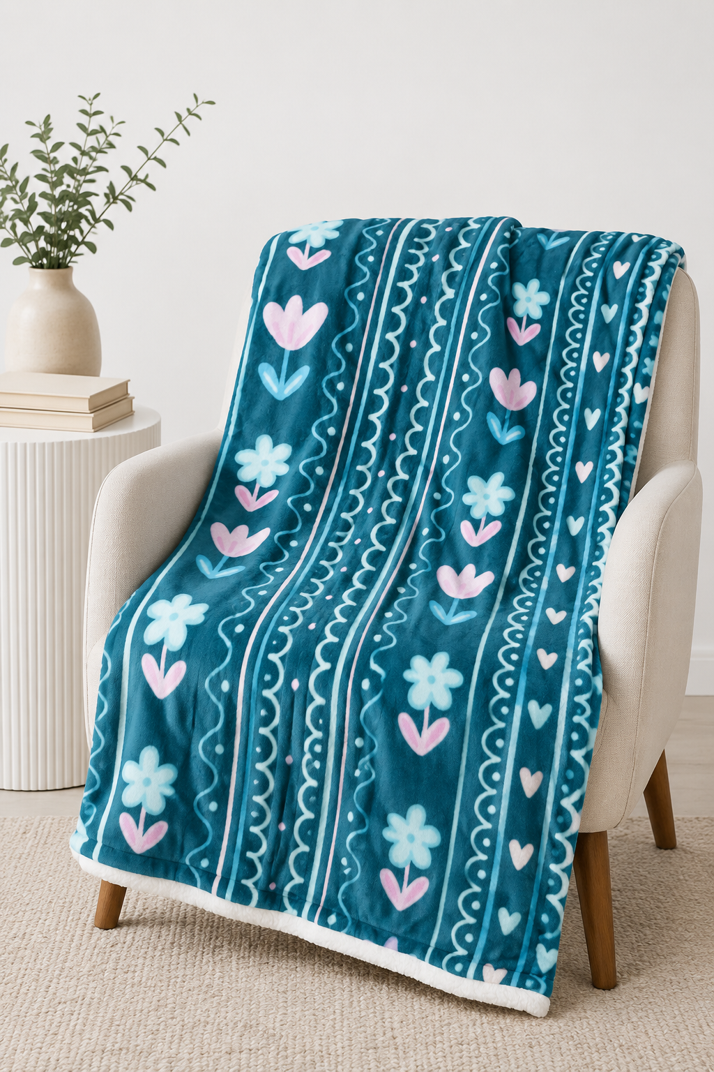 Evergreen Bloom Blanket