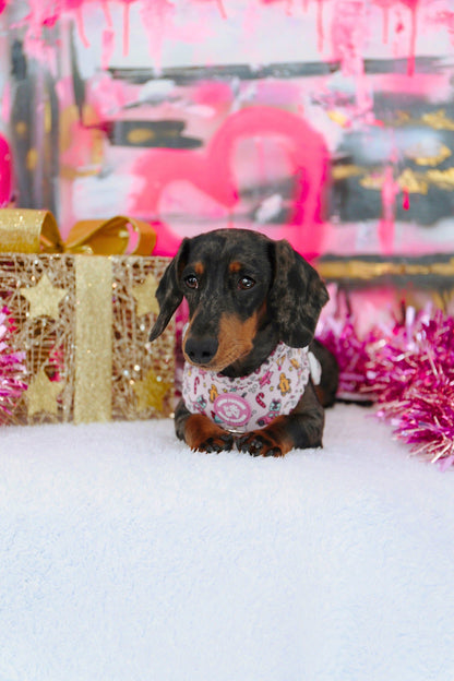 Pink Christmas harness