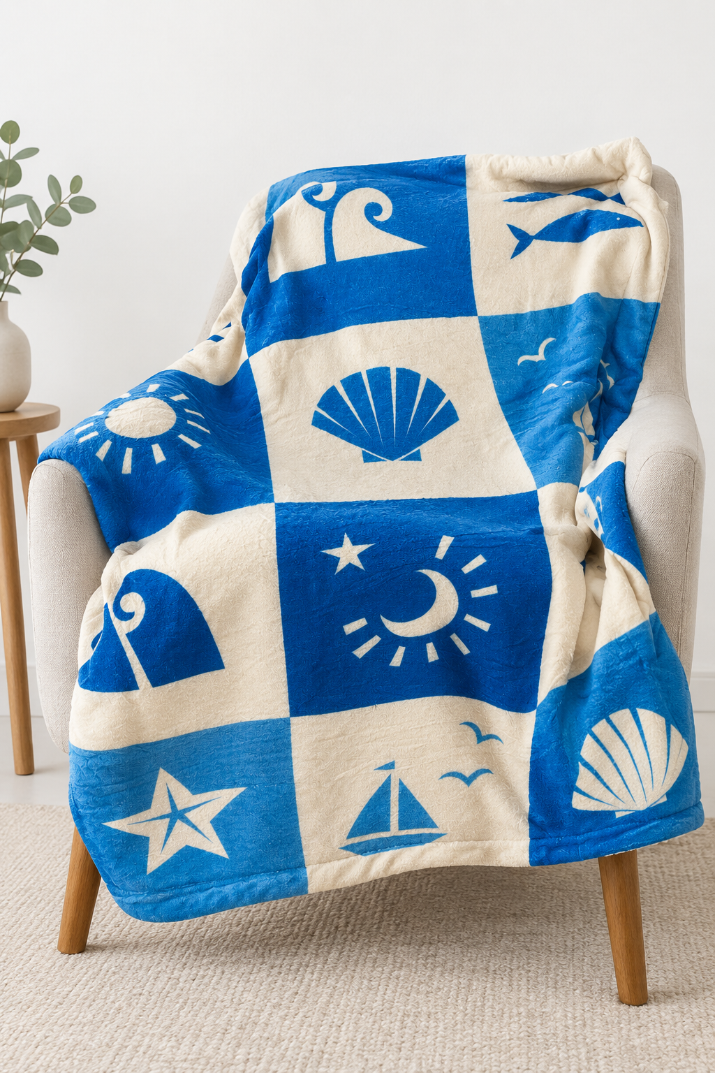 Seaside Soul! Pembs X The Salty Spaniel - Blanket